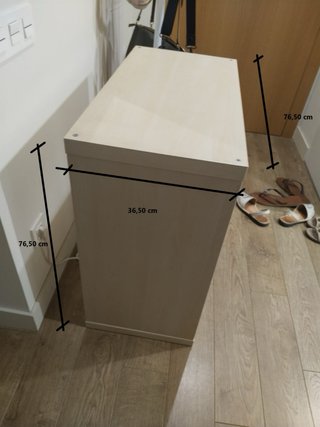 Mueble de almacenaje de madera