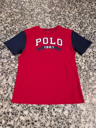 Camiseta Polo Ralph Lauren Roja y Azul