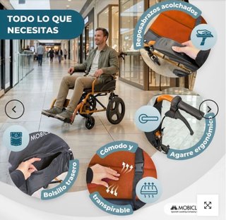 Silla de ruedas Mobiclinic modelo Pirámide.