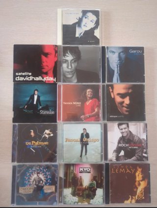 Lote CD Artistas Franceses años 90 et 2000