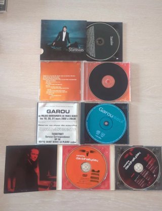 Lote CD Artistas Franceses años 90 et 2000