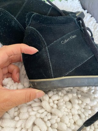 Zapatillas cuña Calvin Klein negras talla 39