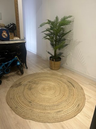 Alfombra Redonda Yute Natural