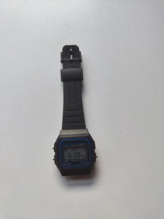 Reloj Digital Estilo casio F91 Negro