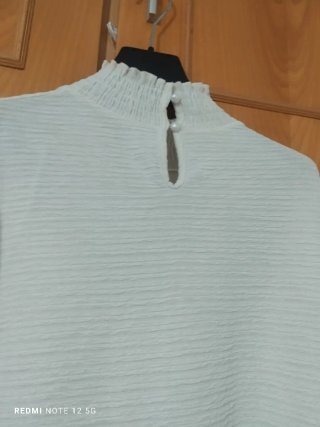 Blusa blanca mujer talla 50 invierno vestir