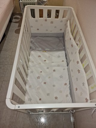 Cuna colecho Cotinfant DOCO Sleeping120x60+colchon