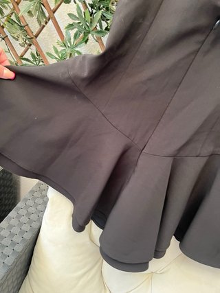 Vestido negro corto