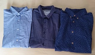 Lote 3 Camisas Estampadas Talla M