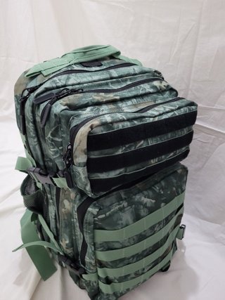 MOCHILA 50 LITROS TACTICA MILITAR CAMUFLAJE VERDE
