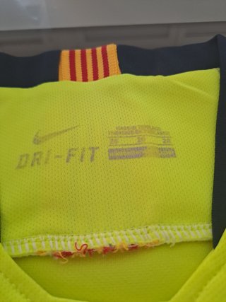 Equipación Fútbol Barcelona Niño Talla 20