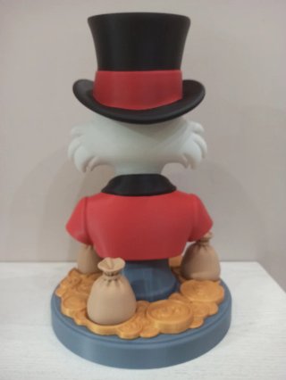 Busto Zio Paperone Stampa 3D - 37 cm