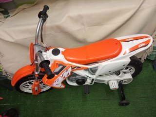 Moto Eléctrica Infantil KTM Motocross Naranja/Blan