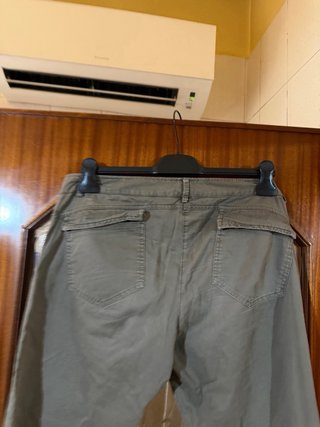 Pantaloni cargo Seventy verde oliva