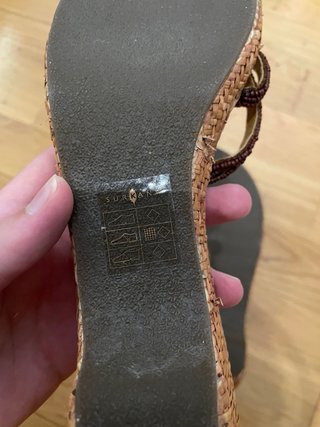 Sandalias de Surkana caña/bambú