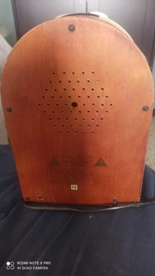 Radio Jukebox Vintage Madera y Dorado