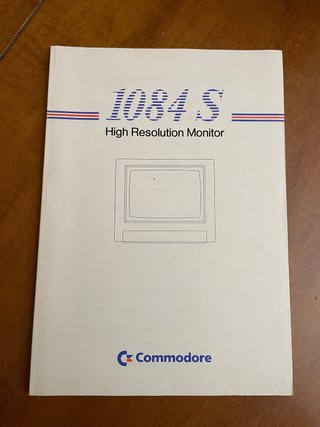 Manual Monitor Commodore 1084 S