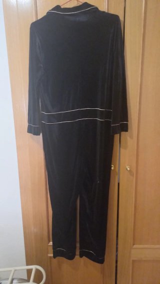 Mono terciopelo Zara negro