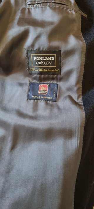 Abrigo Hugo Boss Negro Hombre