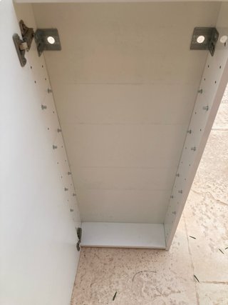 Armario baño blanco brillo