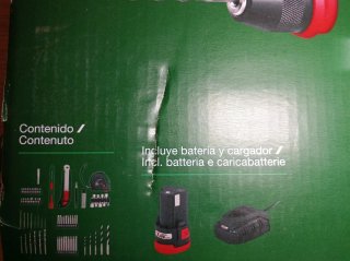 Taladro Parkside 12V Set Maletín