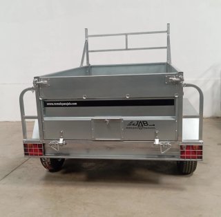 Remolque basculante 2 ejes Galvanizado