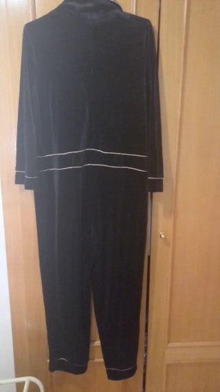Mono terciopelo Zara negro