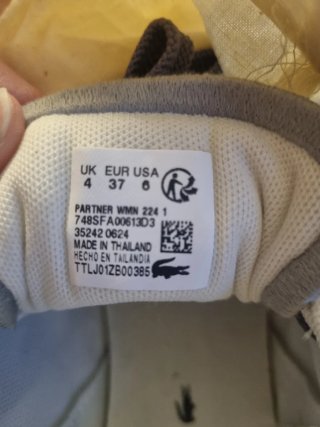 Zapatillas Lacoste Partner Mujer Talla 37 NUEVAS