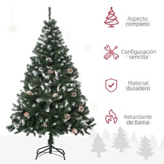 Árbol de Navidad Artificial 150cm con Nieve
