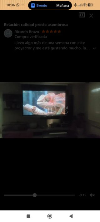 Pantalla Proyector Manual 225 cm