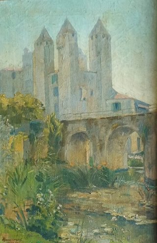 Pintura Le Moulin des Tours F.A.E. Beaugrand