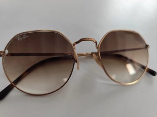 Gafas de Sol Ray-Ban Jack Marrón/Dorado