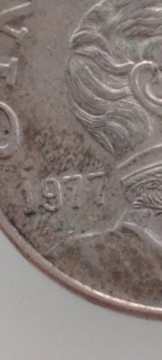 Moneda 5 Pesos Mexicanos 1977