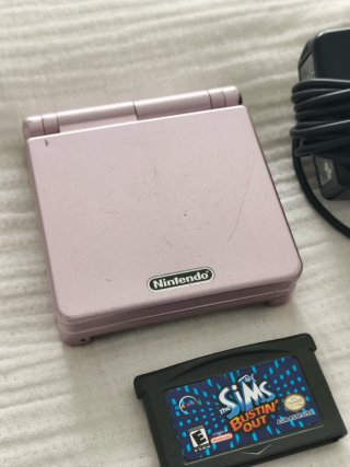 Game Boy Advance SP Rosa AGS-101 Doble Brillo