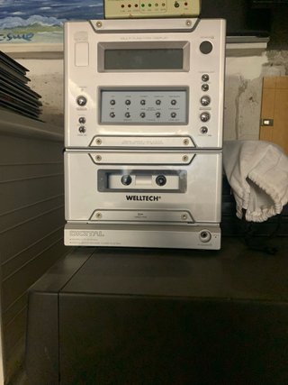 Minicadena Welltech Plata y Negra