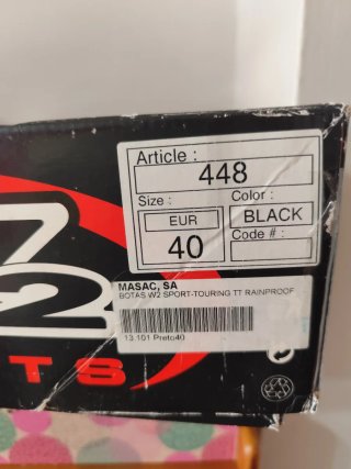 Botas Moto W2 ST-MAG Nuevas