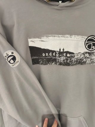 Sudadera Onddo eta punto Gris Talla XL