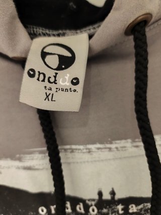 Sudadera Onddo eta punto Gris Talla XL
