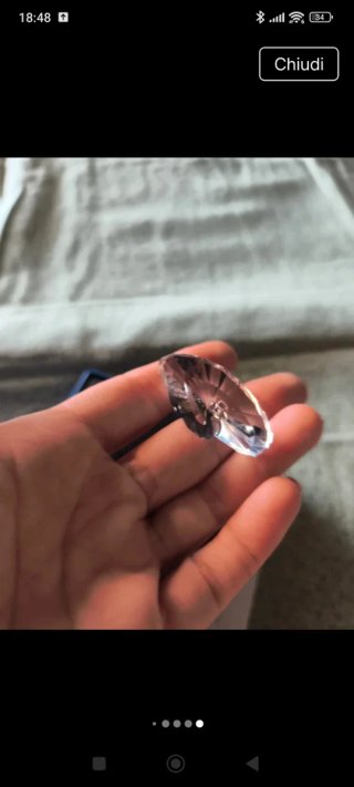 Pavone Swarovski piccolo