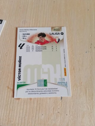 3 Cromos Rookie Víctor Muñoz