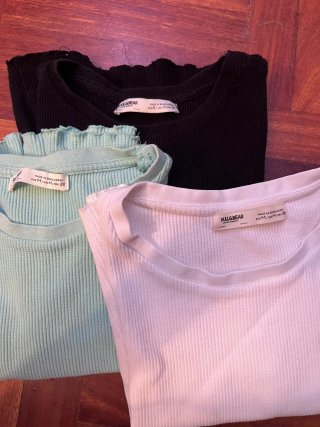 Lote 3 Camisetas Pull&Bear