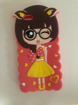 Funda iPhone Diseño Muñeca Kawaii