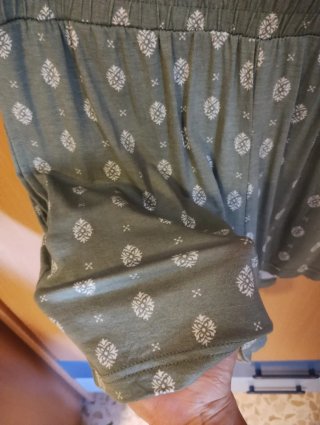 Pantalón corto shorts verdes bio ecológicos 100%