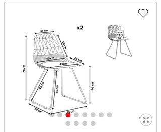 Silla de diseño negra