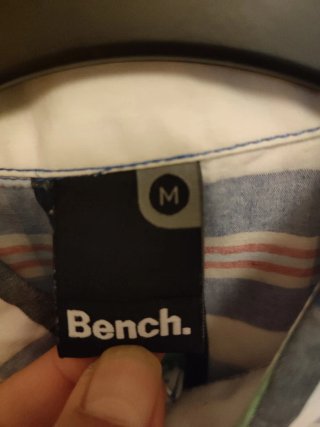 Camisa Bench cuadros manga corta hombre