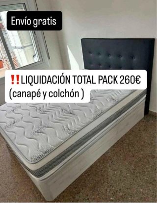 CANAPÉ CANAPÉ MATRIMONIO CAMA DOBLE