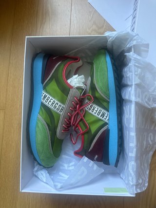Zapatillas Bikkembergs verdes y azules