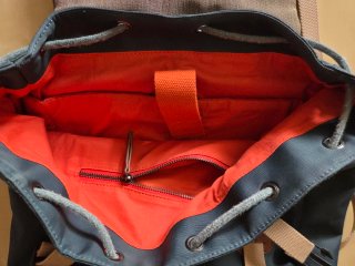 Mochila Jo&Mr Joe verde y beige