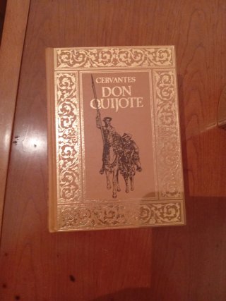 Don quijote edición dorada 2 tomos