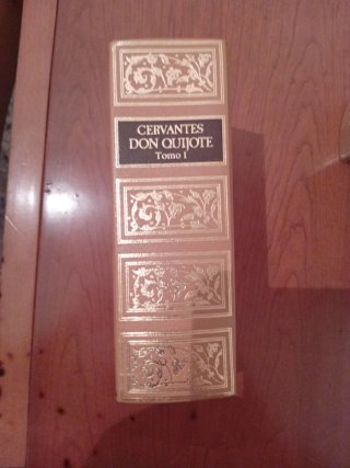 Don quijote edición dorada 2 tomos