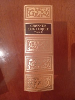 Don quijote edición dorada 2 tomos